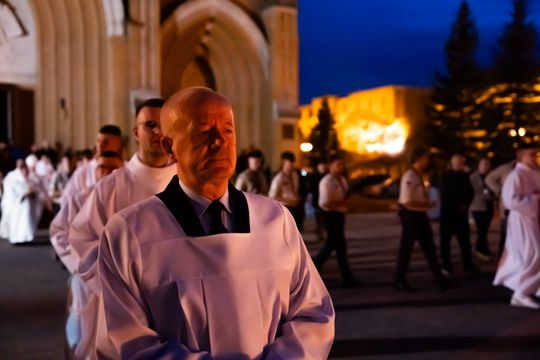 Liturgia Wigilii Paschalnej (zdjęcia)