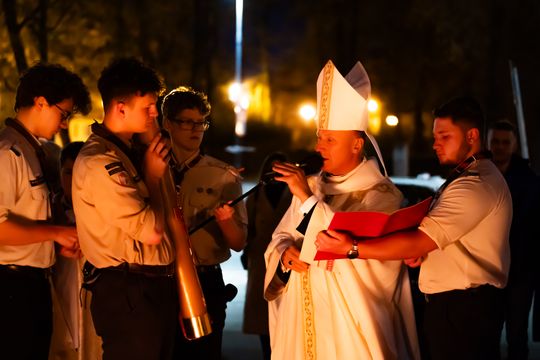 Liturgia Wigilii Paschalnej (zdjęcia)