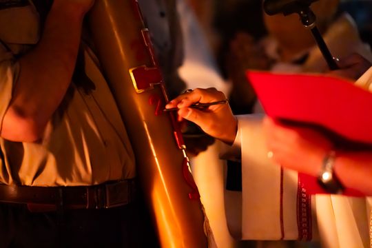 Liturgia Wigilii Paschalnej (zdjęcia)