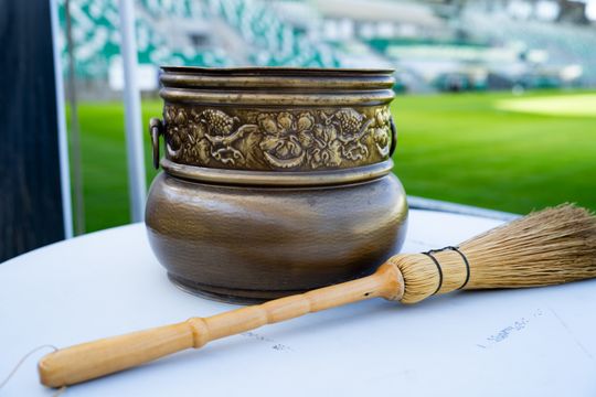 Święcenie pokarmów na stadionie Radomiaka (zdjęcia)