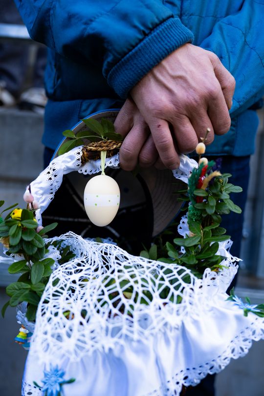Święcenie pokarmów na stadionie Radomiaka (zdjęcia)