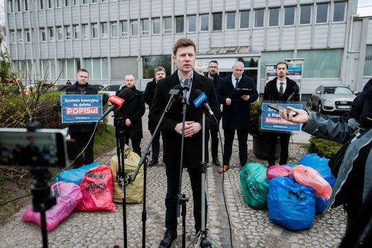 Konferencja prasowa Konfederacji (zdjęcia)