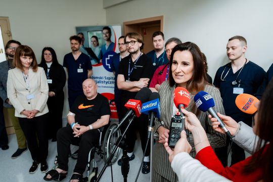Konferencja prasowa w Radomskim Szpitalu Specjalistycznym (zdjęcia)