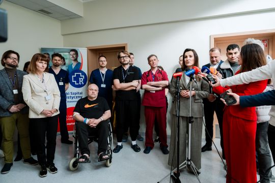 Konferencja prasowa w Radomskim Szpitalu Specjalistycznym (zdjęcia)