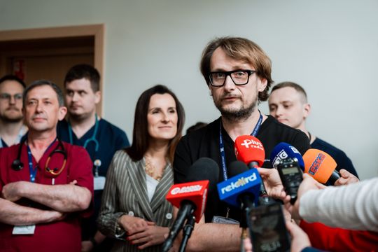 Konferencja prasowa w Radomskim Szpitalu Specjalistycznym (zdjęcia)