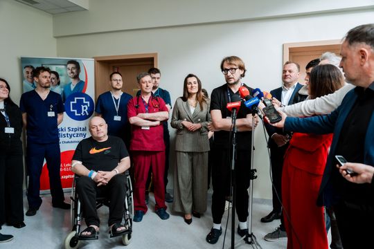 Konferencja prasowa w Radomskim Szpitalu Specjalistycznym (zdjęcia)