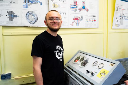 Dzień otwarty w  Zespole Szkół Zawodowych im. mjr. H. Dobrzańskiego ,,Hubala” w Radomiu (zdjęcia)