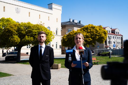 Konferencja prasowa Marty Ratuszyńskiej (zdjęcia)
