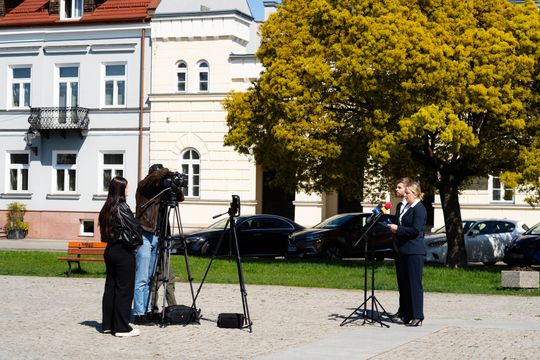 Konferencja prasowa Marty Ratuszyńskiej (zdjęcia)