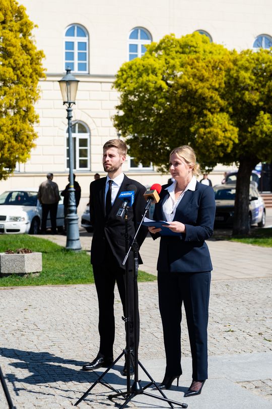 Konferencja prasowa Marty Ratuszyńskiej (zdjęcia)