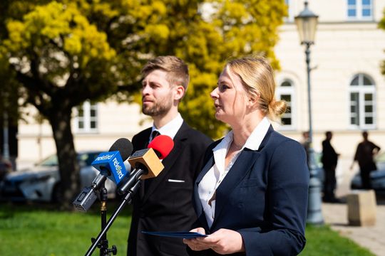 Konferencja prasowa Marty Ratuszyńskiej (zdjęcia)