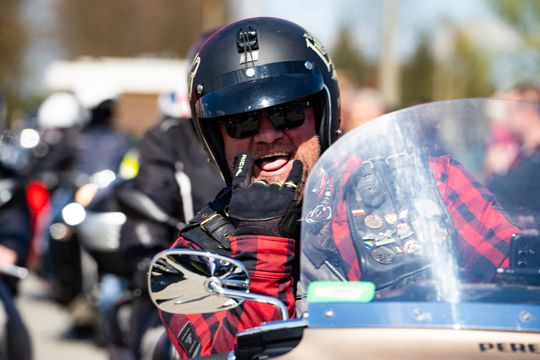 Zlot zabytkowych motocykli - otwarcie sezonu motocyklowego w Skaryszewie (zdjęcia)