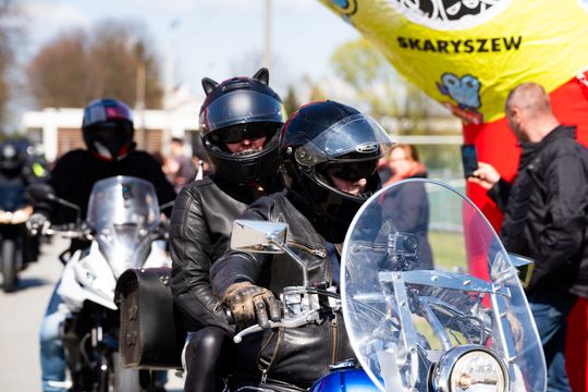 Zlot zabytkowych motocykli - otwarcie sezonu motocyklowego w Skaryszewie (zdjęcia)