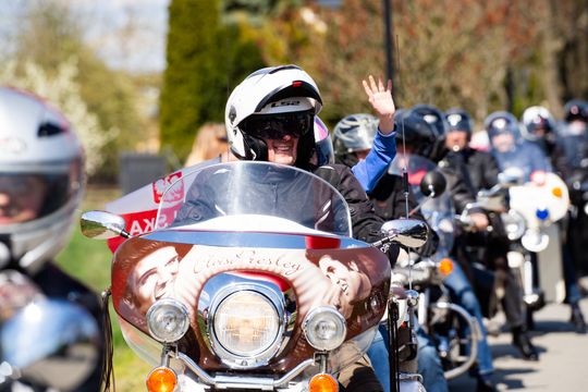 Zlot zabytkowych motocykli - otwarcie sezonu motocyklowego w Skaryszewie (zdjęcia)