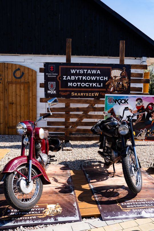 Zlot zabytkowych motocykli - otwarcie sezonu motocyklowego w Skaryszewie (zdjęcia)