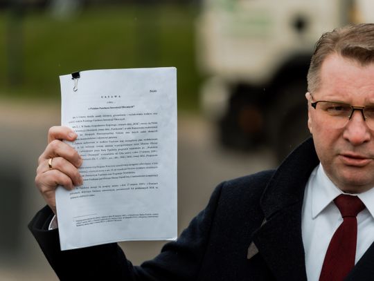 Konferencja prasowa Przemysława Czarnka (zdjęcia)