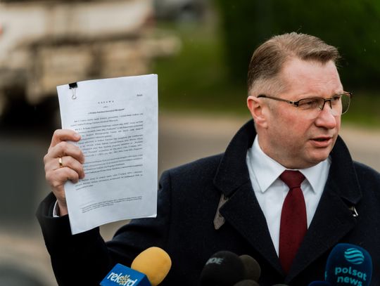 Konferencja prasowa Przemysława Czarnka (zdjęcia)