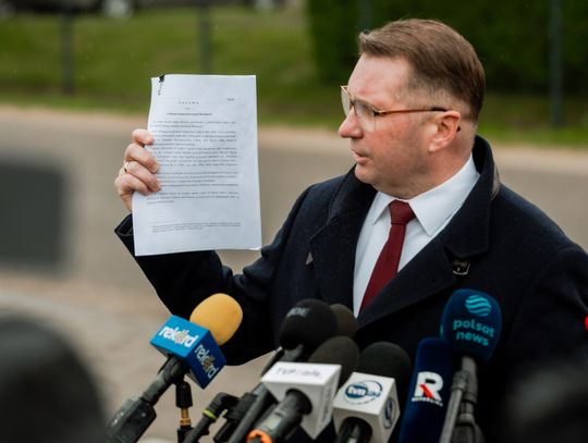 Konferencja prasowa Przemysława Czarnka (zdjęcia)