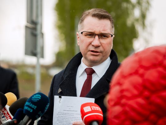 Konferencja prasowa Przemysława Czarnka (zdjęcia)