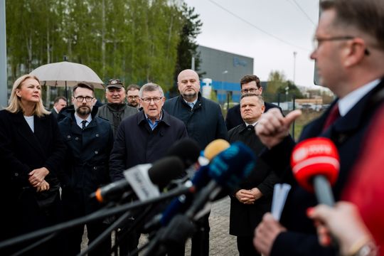Konferencja prasowa Przemysława Czarnka (zdjęcia)