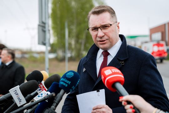 Konferencja prasowa Przemysława Czarnka (zdjęcia)