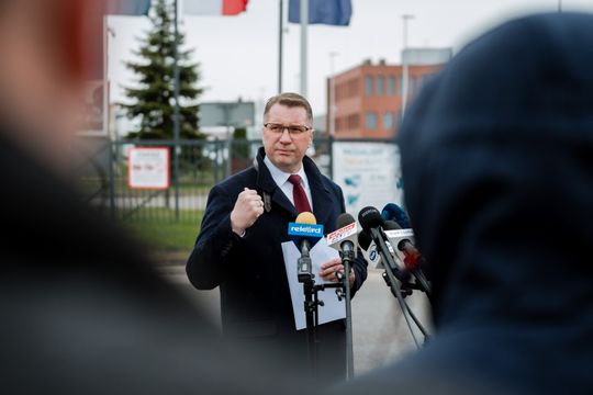 Konferencja prasowa Przemysława Czarnka (zdjęcia)