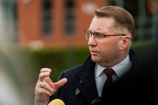 Konferencja prasowa Przemysława Czarnka (zdjęcia)