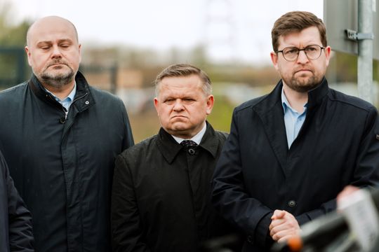 Konferencja prasowa Przemysława Czarnka (zdjęcia)