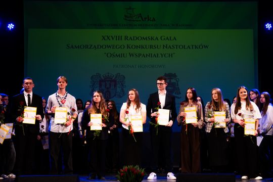 XXVIII Radomska Gala samorządowego konkursu nastolatków "Ośmiu Wspaniałych (zdjęcia)
