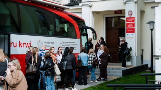 AHNS zbiórka krwi dla Dominika Hołuja (zdjęcia)