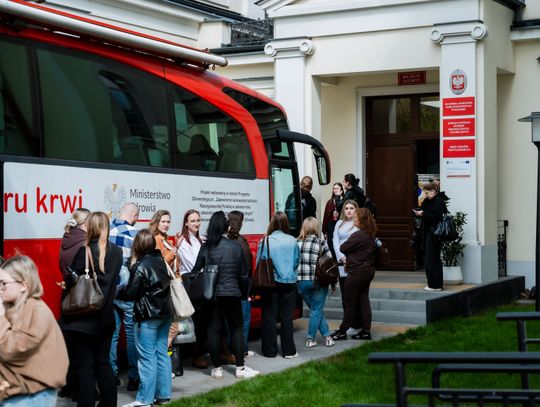 AHNS zbiórka krwi dla Dominika Hołuja (zdjęcia)