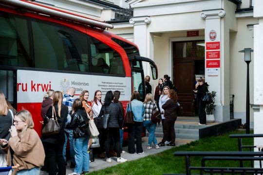 AHNS zbiórka krwi dla Dominika Hołuja (zdjęcia)
