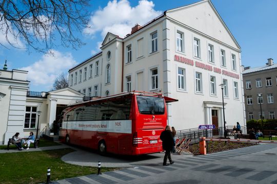 AHNS zbiórka krwi dla Dominika Hołuja (zdjęcia)