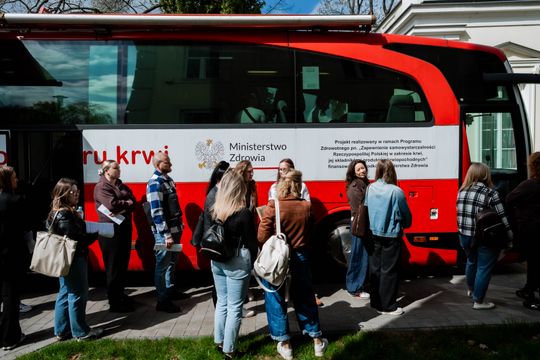 AHNS zbiórka krwi dla Dominika Hołuja (zdjęcia)
