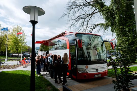 AHNS zbiórka krwi dla Dominika Hołuja (zdjęcia)
