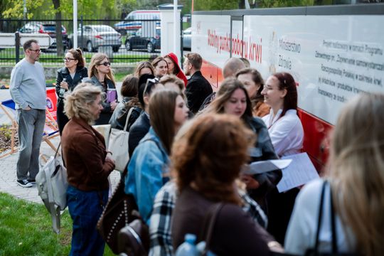AHNS zbiórka krwi dla Dominika Hołuja (zdjęcia)