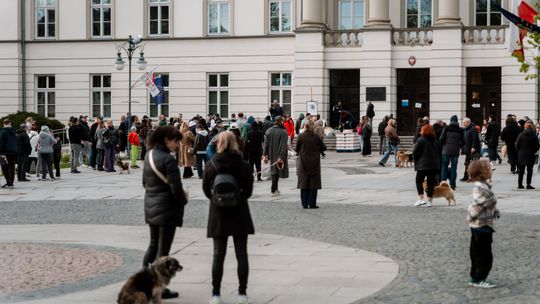 Minuta ciszy dla posła Łukasza Litewki (zdjęcia)