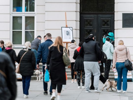 Minuta ciszy dla posła Łukasza Litewki (zdjęcia)