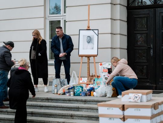Minuta ciszy dla posła Łukasza Litewki (zdjęcia)