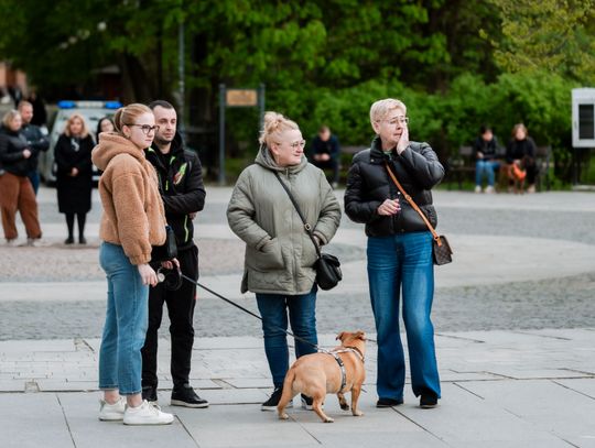 Minuta ciszy dla posła Łukasza Litewki (zdjęcia)