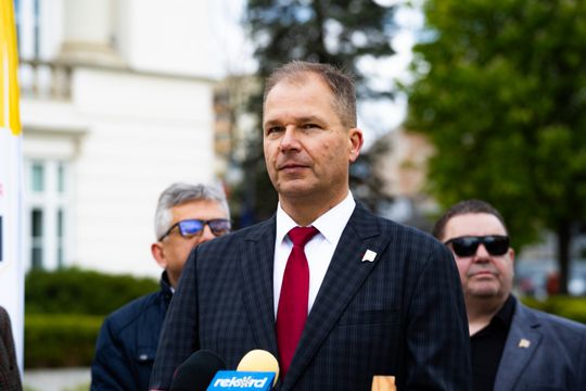 Konferencja prasowa dot. Krajowego Planu Odbudowy (zdjęcia)