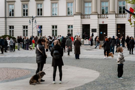 Minuta ciszy dla posła Łukasza Litewki (zdjęcia)