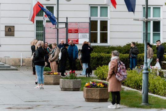 Minuta ciszy dla posła Łukasza Litewki (zdjęcia)
