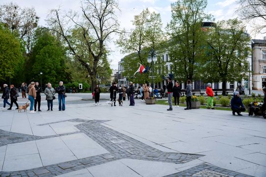 Minuta ciszy dla posła Łukasza Litewki (zdjęcia)