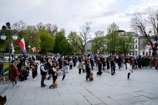 Minuta ciszy dla posła Łukasza Litewki (zdjęcia)