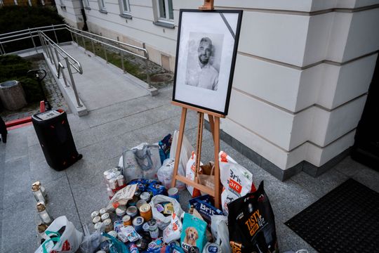 Minuta ciszy dla posła Łukasza Litewki (zdjęcia)