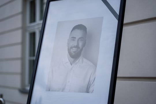Minuta ciszy dla posła Łukasza Litewki (zdjęcia)