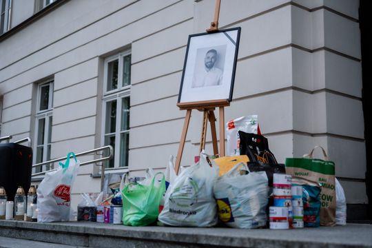 Minuta ciszy dla posła Łukasza Litewki (zdjęcia)