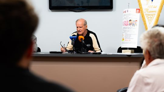 Konferencja dot. imprezy kolarskiej "Dziecięca - Sportowa - Frajda Rowerowa" (zdjęcia)