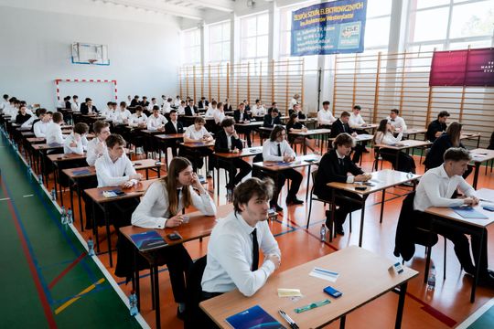 Matura z matematyki w Elektroniku (zdjęcia)